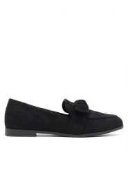 DeeZee Lordsy WS270205-07 Czarny. Czarne mokasyny damskie DeeZee, z materiału. Za 66.99 zł.