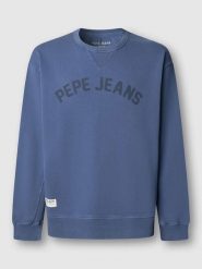 Pepe Jeans Bluza "Gio" w kolorze niebieskim rozmiar: XXL. Niebieskie bluzy bez kaptura męskie Pepe Jeans, xxl, z bawełny. Za 162.11 zł.