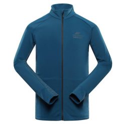 Męska bluza turystyczna Alpine Pro Goll 2 szybkoschnąca. Niebieskie bluzy bez kaptura męskie Alpine Pro, m. W wyprzedaży za 199.00 zł.