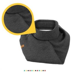 Damski komin zimowy brødrene k4 c. szary 9940. Szare szaliki i kominy damskie na zimę, bez wzorów. Za 64.90 zł.