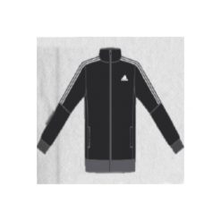 Bluza na zamek Gym & Pilates 100 męska. Czarne bluzy bez kaptura męskie Adidas, l, z bawełny. Za 169.99 zł.
