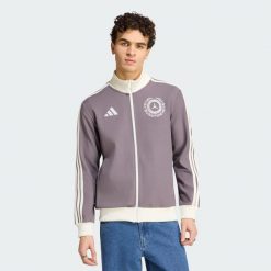 BLUZA DRESOWA MĘSKA MERCEDES - AMG PETRONAS FORMULA 1 TEAM SILVER ARROWS ICON. Białe bluzy bez kaptura męskie Adidas, m, z dresówki. Za 569.00 zł.