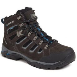 Buty trekkingowe męskie Karrimor Bodmin Winter Weathertite. Czarne buty trekkingowe męskie Karrimor, bez zapięcia, trekkingowe. Za 402.99 zł.