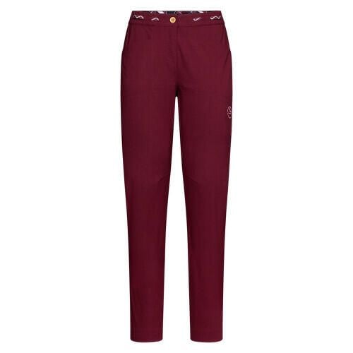 Spodnie wspinaczkowe damskie La Sportiva Mantra Pant. Czerwone spodnie materiałowe damskie La Sportiva, l, z bawełny, trekkingowe. Za 482.89 zł.