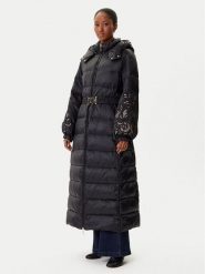 TWINSET Płaszcz zimowy 252TP2430 Czarny Regular Fit. Czarne płaszcze damskie Twinset, na zimę, bez wzorów, z syntetyku. Za 1,939.00 zł.