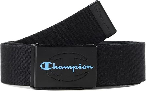 Champion pasek materiałowy unisex czarny. Czarne paski męskie CHAMPION, bez wzorów, z materiału, sportowe. Za 162.99 zł.