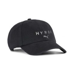 Czapka z daszkiem PUMA Hyrox BB. Czarne czapki z daszkiem damskie Puma, bez wzorów, z bawełny. Za 89.99 zł.