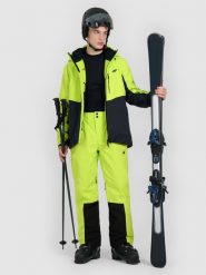 4F Spodnie narciarskie z szelkami membrana Dermizax 20000 męskie - zielone XXL. Żółte spodnie materiałowe męskie 4f, bez wzorów. Za 999.99 zł.