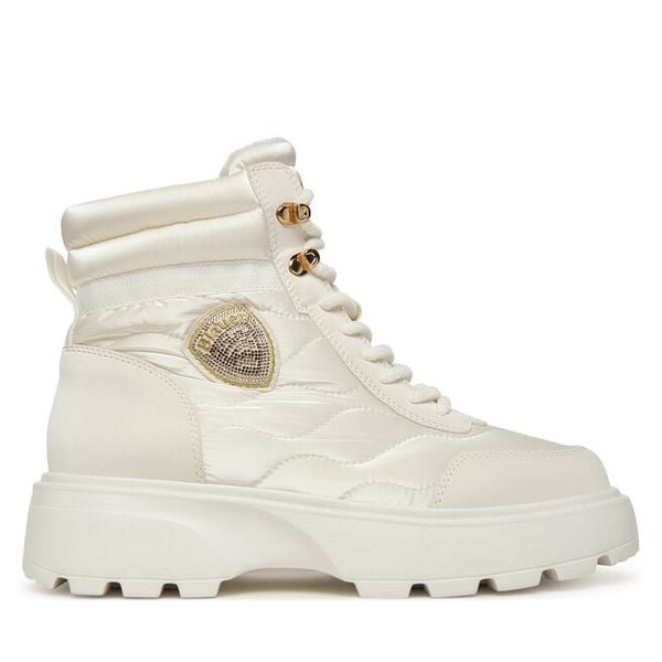 Trapery Blauer. Białe trapery damskie Blauer, bez obcasa. Za 469.99 zł.