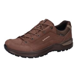 Buty trekkingowe męskie Lowa Renegade Evo Low Gtx. Brązowe buty trekkingowe męskie Lowa, z materiału, bez zapięcia. Za 1,022.00 zł.