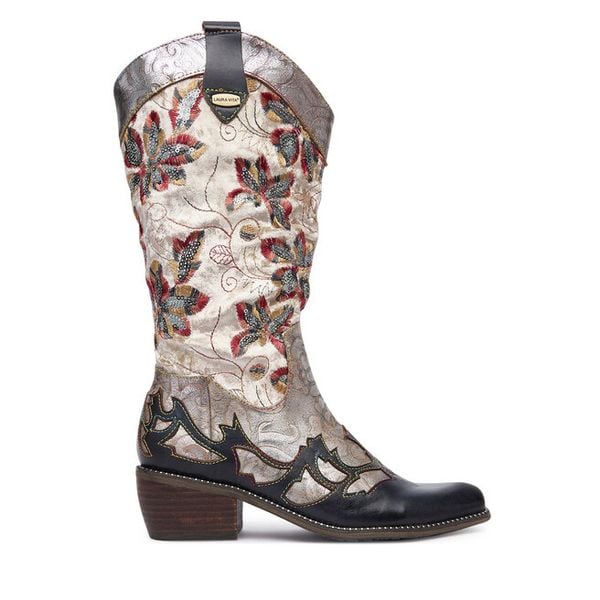 Kowbojki Laura Vita. Kozaki damskie Laura Vita, bez obcasa, na płaskiej podeszwie. Za 439.99 zł.