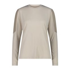 Bluzka z długim rękawem damska CMP Zulka T-Shirt. Brązowe bielizna termoaktywna damska CMP, bez wzorów. Za 190.00 zł.