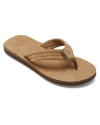 Klapki plażowe dla Mężczyzn CARVER SUEDE PLUS Beżowy. Brązowe klapki i japonki męskie Quiksilver, z gumy. Za 189.99 zł.
