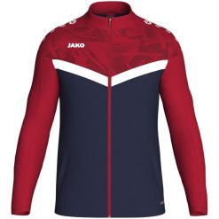 Poliestrowa bluza dresowa Jako Iconic. Czerwone bluzy bez kaptura męskie Jako, xl, z dresówki. Za 288.50 zł.
