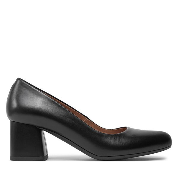 Czółenka R.Polański. Czarne czółenka damskie R.Polański, bez wzorów, bez obcasa. Za 229.99 zł.