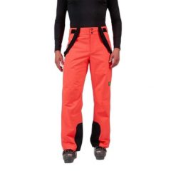 Spodnie narciarskie Rossignol Hero Insulated Ski Pant Neon Red - XL. Brązowe spodnie materiałowe męskie Rossignol, bez wzorów, z materiału, eleganckie. Za 919.00 zł.