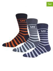 LEE Underwear Skarpety (3 pary) "McCourt" w różnych kolorach rozmiar: 43-46. Skarpetki męskie LEE Underwear, bez wzorów. Za 47.82 zł.