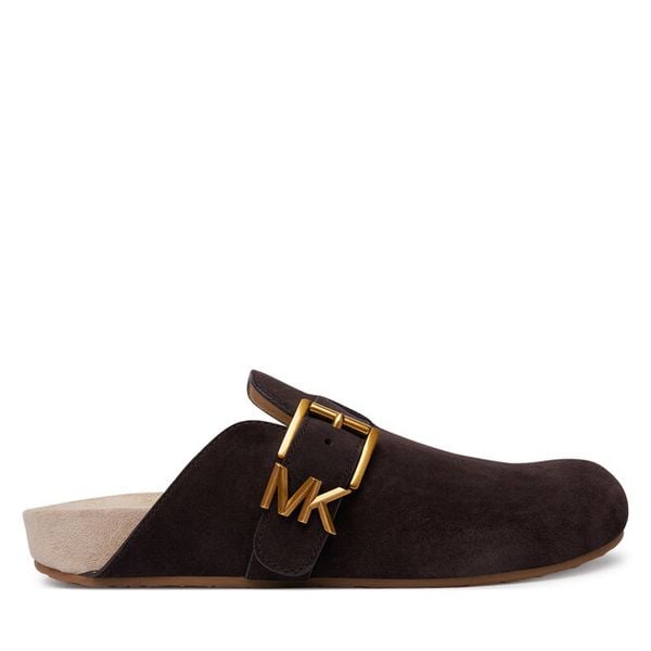 Klapki MICHAEL Michael Kors. Brązowe klapki damskie MICHAEL Michael Kors, bez wzorów, bez obcasa. Za 809.99 zł.