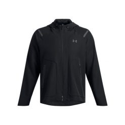 Kurtka Under Armour Unstoppable Left Chest. Czarne kurtki męskie Under Armour, l, bez wzorów, z materiału, z kapturem. Za 453.95 zł.