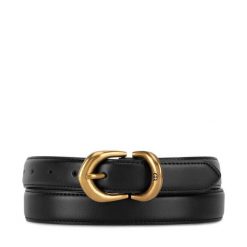 Pasek Damski GINO ROSSI. Czarne paski damskie Gino Rossi, bez wzorów. Za 129.99 zł.