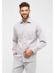 Eterna Koszula - Modern fit - w kolorze jasnobrązowym rozmiar: 46. Brązowe koszule męskie Eterna, bez wzorów, z bawełny, bez kołnierzyka, bez ramiączek. Za 92.42 zł.