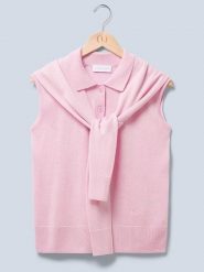 LeGer Top "Darina" w kolorze jasnoróżowym rozmiar: 36. Różowe topy damskie LeGer, bez wzorów, bez kołnierzyka. Za 183.15 zł.