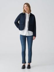 OPUS Dżinsy "Elma" - Slim fit - w kolorze niebieskim rozmiar: 42/L28. Niebieskie jeansy damskie Opus. Za 162.49 zł.