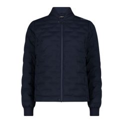 Damska kurtka puchowa CMP. Niebieskie kurtki damskie CMP, bez wzorów, z puchu, bez kaptura. Za 675.50 zł.