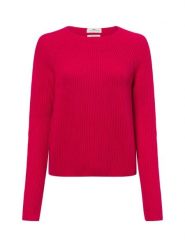 Fynch-Hatton Sweter z dzianiny Kobiety Bawełna czerwony, S. Czerwone swetry klasyczne damskie Fynch-Hatton, s, z bawełny, bez kołnierzyka. Za 449.95 zł.