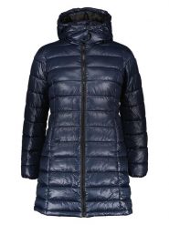 Pepe Jeans Płaszcz pikowany w kolorze granatowym rozmiar: L. Niebieskie płaszcze damskie Pepe Jeans, l, bez wzorów, z jeansu. Za 193.24 zł.