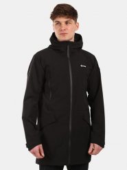 Kilpi Płaszcz funkcyjny "Ayra" w kolorze czarnym rozmiar: M. Czarne płaszcze męskie Kilpi, m, bez wzorów, sportowe. Za 395.94 zł.