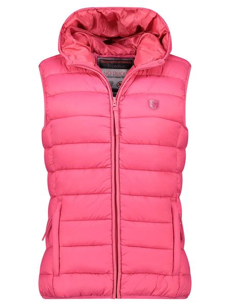 Geographical Norway Kamizelka pikowana "Vatikotal" w kolorze różowym rozmiar: XL. Różowe kamizelki damskie Geographical Norway, xl. Za 130.81 zł.