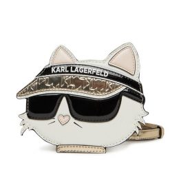 Torebka Karl Lagerfeld Kids. Białe torebki dziecięce Karl Lagerfeld Kids. Za 389.99 zł.