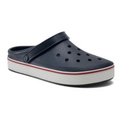 Klapki plażowe męskie Crocs Crocband Clean Of Court Clog. Niebieskie klapki i japonki męskie Crocs. Za 209.99 zł.