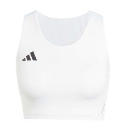 Top Adidas Sport Adizero E Crtop Damskie. Białe topy sportowe damskie Adidas, s, bez wzorów, z elastanu, bez ramiączek. Za 167.99 zł.