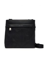 Calvin Klein Saszetka Emblem Emboss Slim Flatpack LV04D3370G Czarny. Czarne saszetki męskie CALVIN KLEIN, ze skóry. Za 369.99 zł.