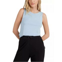 Damska koszulka sportowa O'Neill Yoga Flow Singlet. Czarne bluzki sportowe damskie O'neill, m, bez wzorów, z materiału, bez ramiączek. Za 179.00 zł.