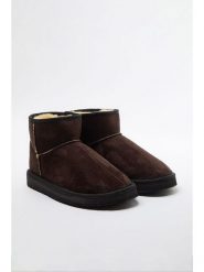 Trendyol Botki w kolorze brązowym rozmiar: 39. Brązowe botki damskie Trendyol, z materiału, bez obcasa, bez zapięcia. Za 117.45 zł.