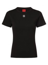 HUGO Koszulka - Deloris Kobiety czarny, M. Czarne t-shirty damskie Hugo, m, bez wzorów, bez kołnierzyka. Za 249.95 zł.