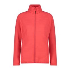 Bluza damska turystyczna CMP 34G2346. Czerwone bluzy z kapturem damskie CMP, l, z materiału. Za 324.25 zł.