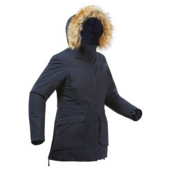 Parka turystyczna damska zimowa Quechua SH900 -20°C wodoodporna. Niebieskie parki damskie QUECHUA, na zimę, m, bez wzorów, z syntetyku. W wyprzedaży za 349.99 zł.