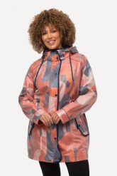 Damskie HYPRAR funkcjonalna kurtka typu frieze wodoodporna. Brązowe kurtki damskie Ulla Popken, plus size, bez wzorów, z materiału, z kapturem. Za 739.99 zł.