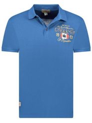 Canadian Peak Koszulka polo "Kapucineak" w kolorze niebieskim rozmiar: L. Niebieskie koszulki polo męskie Canadian Peak, l, bez wzorów, z bawełny, bez ramiączek. Za 109.78 zł.