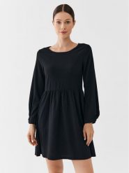 JDY Sukienka codzienna 15300701 Czarny Regular Fit. Czarne sukienki damskie JDY, na co dzień, xl, bez wzorów, z syntetyku, bez kołnierzyka, bez ramiączek, proste. Za 89.99 zł.