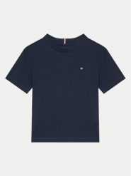 Tommy Hilfiger T-Shirt KB0KB09601 S Granatowy Regular Fit. Niebieskie t-shirty chłopięce Tommy Hilfiger, bez wzorów, z bawełny, bez ramiączek. Za 79.99 zł.