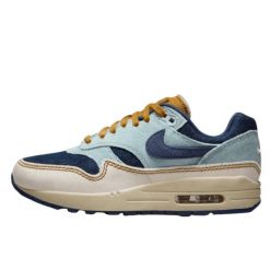 Buty do chodzenia dla dorosłych Air Max 1 ‘87 Denim Aura. Niebieskie buty wizytowe męskie Nike, z denimu, bez zapięcia. Za 1,113.19 zł.