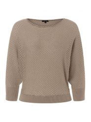 More & More Sweter w kolorze jasnobrązowym rozmiar: 42. Brązowe swetry klasyczne damskie MORE & MORE, s, z wiskozy, bez kołnierzyka. Za 99.95 zł.