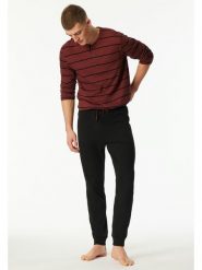 Schiesser Piżama w kolorze czarno-czerwonym rozmiar: 56. Czarne piżamy męskie Schiesser, bez wzorów, z bawełny, bez ramiączek. Za 152.99 zł.