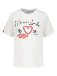 Eight2Nine Koszulka w kolorze białym rozmiar: XL. Białe bluzki damskie Eight2Nine, xl, bez wzorów, z bawełny, bez kołnierzyka, bez ramiączek. Za 43.99 zł.