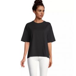 Koszulka damska Sol's Boxy. Czarne bluzki damskie SOL'S, s, bez wzorów, bez kołnierzyka. Za 104.00 zł.